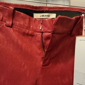 J Brand leather jeans